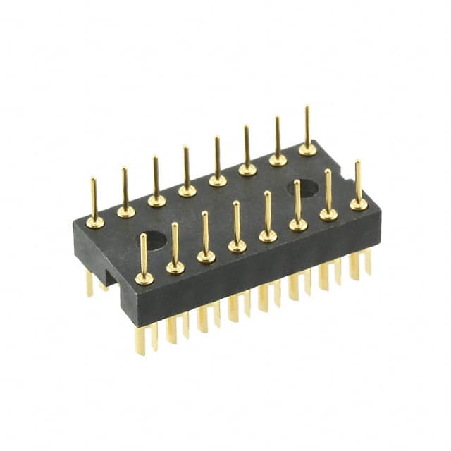 616-CG1 CONN HDR STRIP SLOT 16POS GOLD