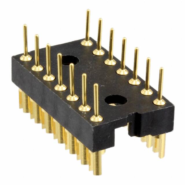 614-CG1 CONN HDR STRIP SLOT 14POS GOLD