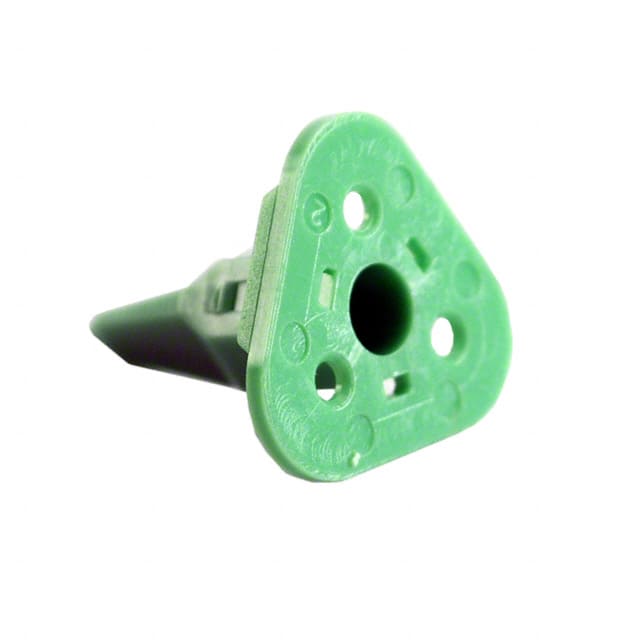 AW3S CONN PLUG WEDGE 3POS GREEN