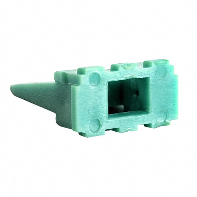 AW6P CONN RCPT WEDGE 6POS GREEN