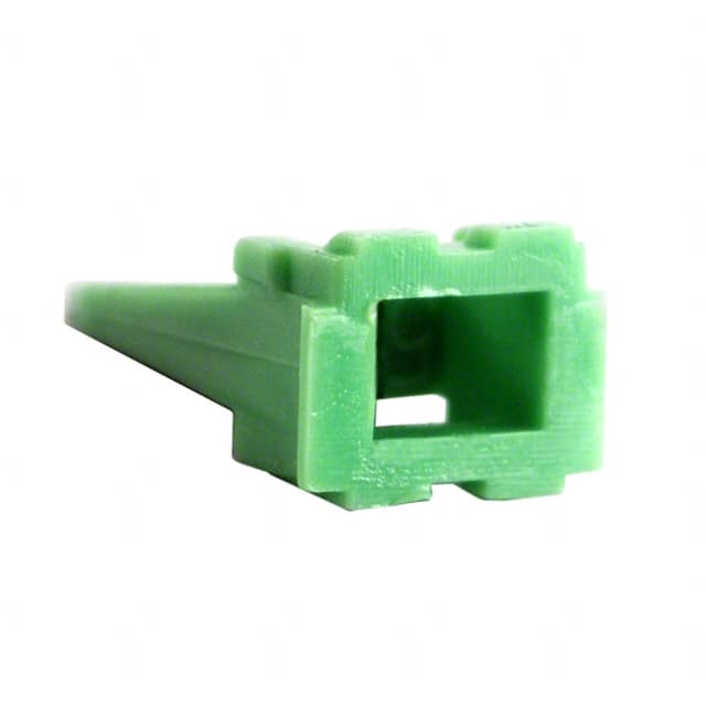 AW4P CONN RCPT WEDGE 4POS GREEN