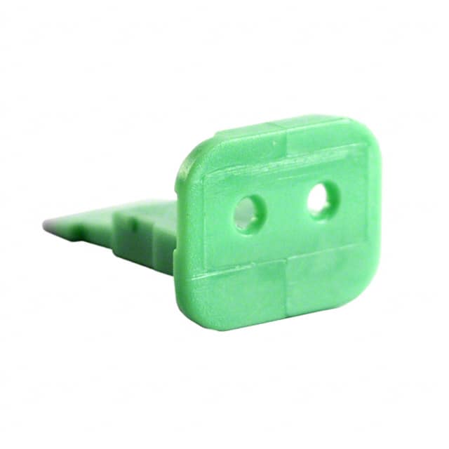 AW2S CONN PLUG WEDGE 2POS GREEN