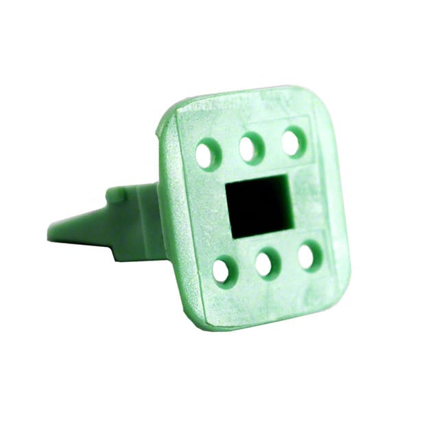 AW6S CONN PLUG WEDGE 6POS GREEN