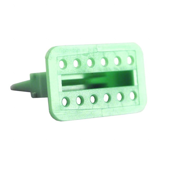 AW12S CONN PLUG WEDGE 12POS GREEN