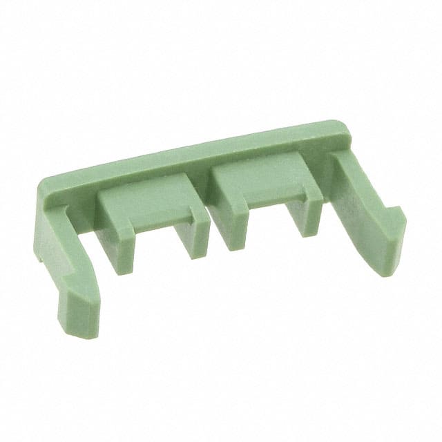 1376394-1 CONN PLATE DBL-LOCK 2POS GREEN