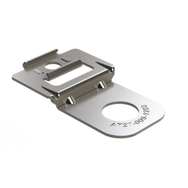 AT27-009-1200 METAL SIDE MOUNTING CLIP, 13MM H