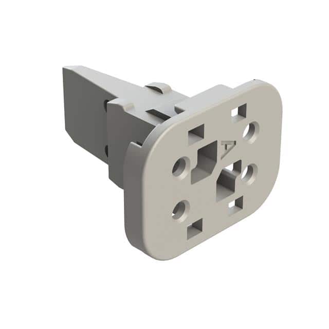 AW4S-A 4 POSITION PLUG WEDGELOCK, KEYED