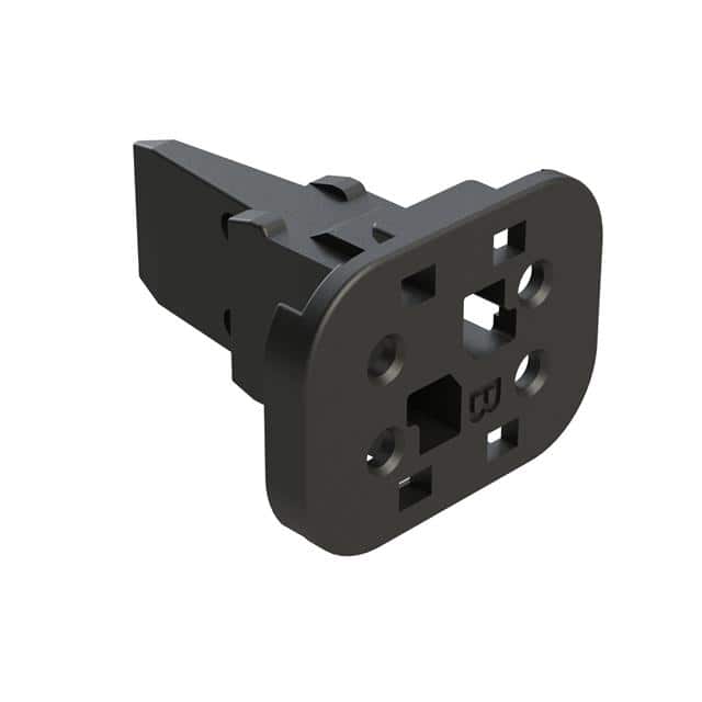 AW4S-B 4 POSITION PLUG WEDGELOCK, KEYED