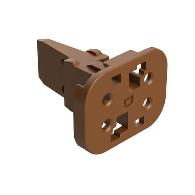 AW4S-D 4 POSITION PLUG WEDGELOCK, KEYED