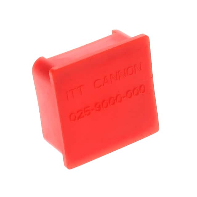 025-9000-000 DUST CAP, NON-CONDUCTIVE (RED)