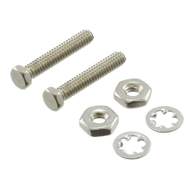3341-6-500PK HEXHEAD BOLT NUT WASHER 2-56X1/2