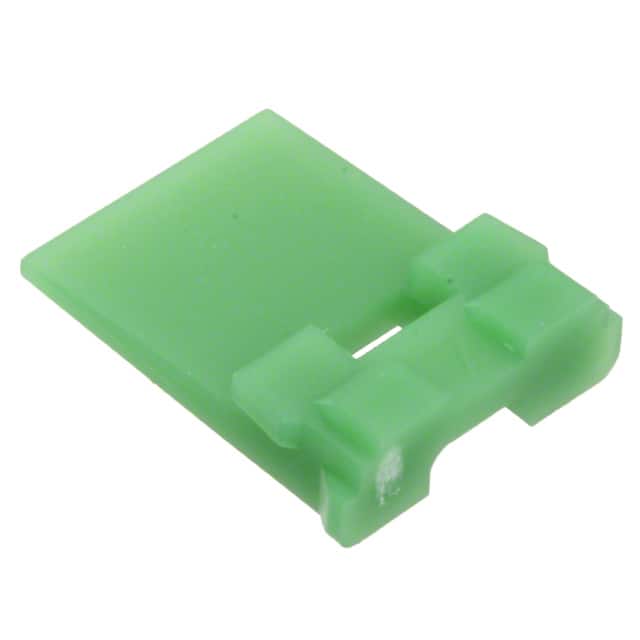 0934471003 2P WEDGELOCK RECEPT GREEN