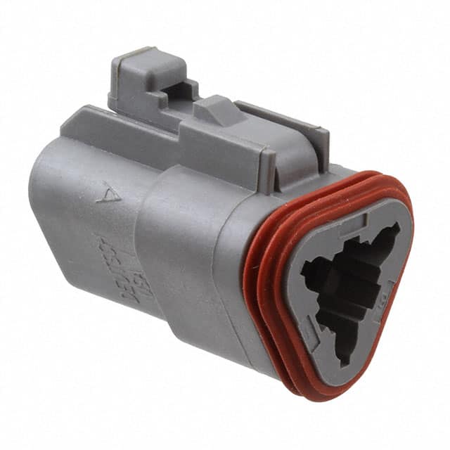 DT06-3S CONN PLUG HSG 3POS