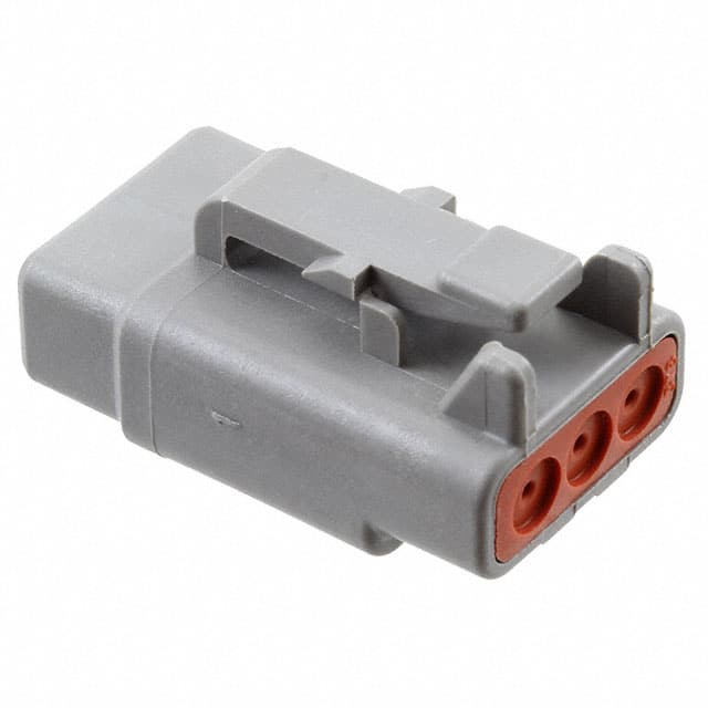 DTM06-3S CONN PLUG HSG 3POS