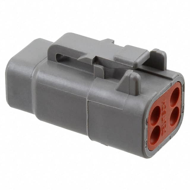 DTM06-4S CONN PLUG HSG 4POS