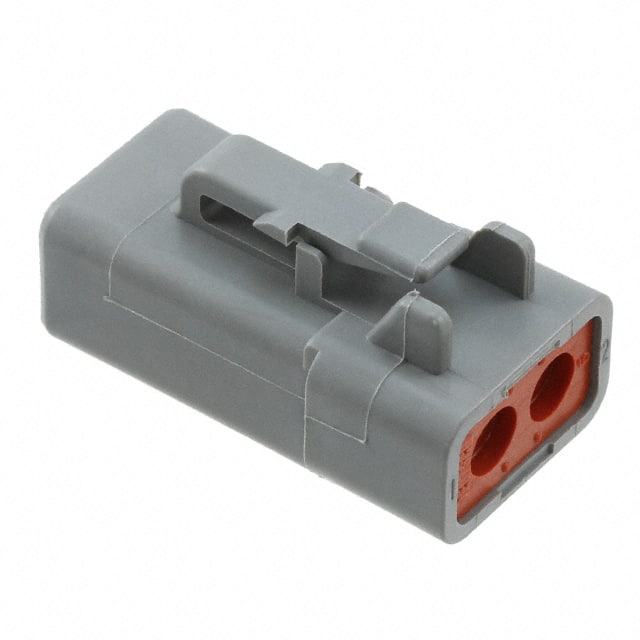 DTP06-2S CONN PLUG HSG 2POS