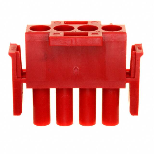 1-480702-2 CONN PLUG HSG 4POS 94V RED