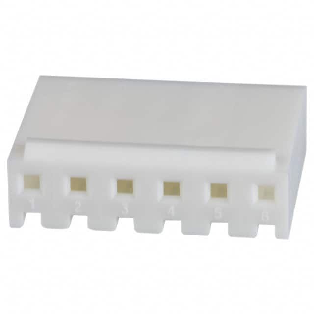 640250-6 CONN RCPT HSG 6POS 3.96MM