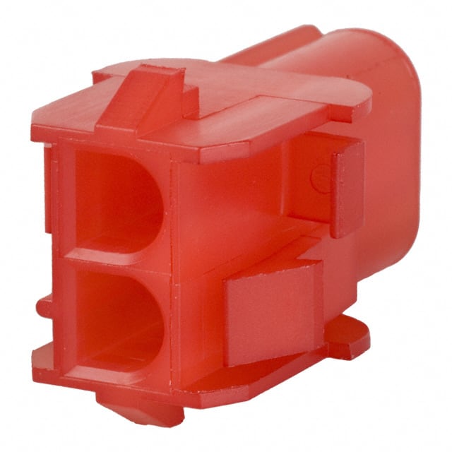 1-480699-2 CONN RCPT HSG 2POS RED