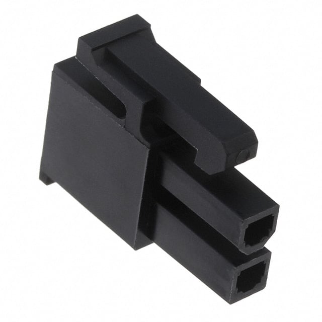 0039013025 CONN RCPT HSG 2POS BLK