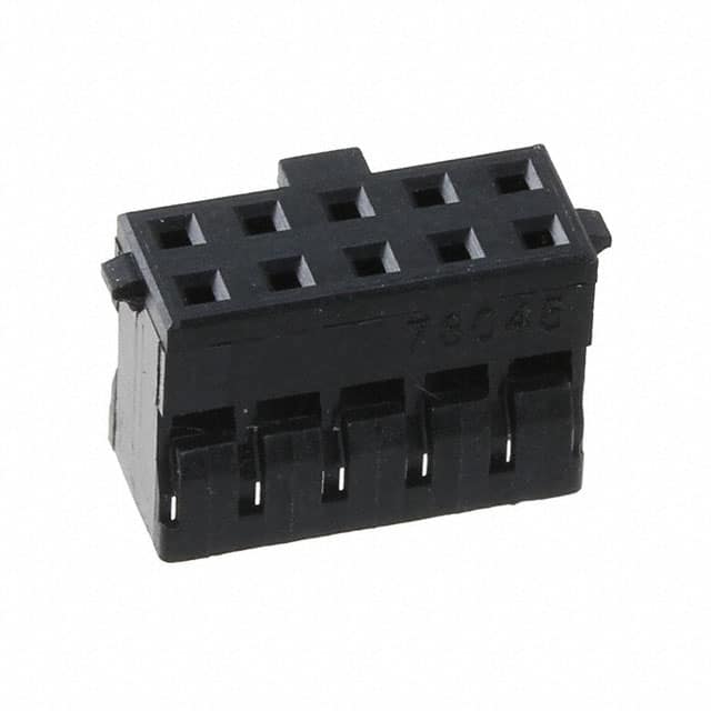 0780451060 CONN RCPT HSG 10POS 2.00MM
