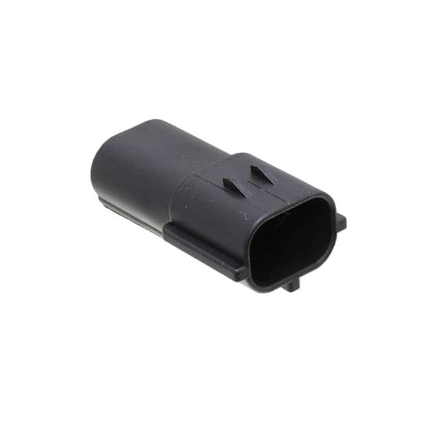 174354-2 CONN RCPT HSG 2POS BLACK