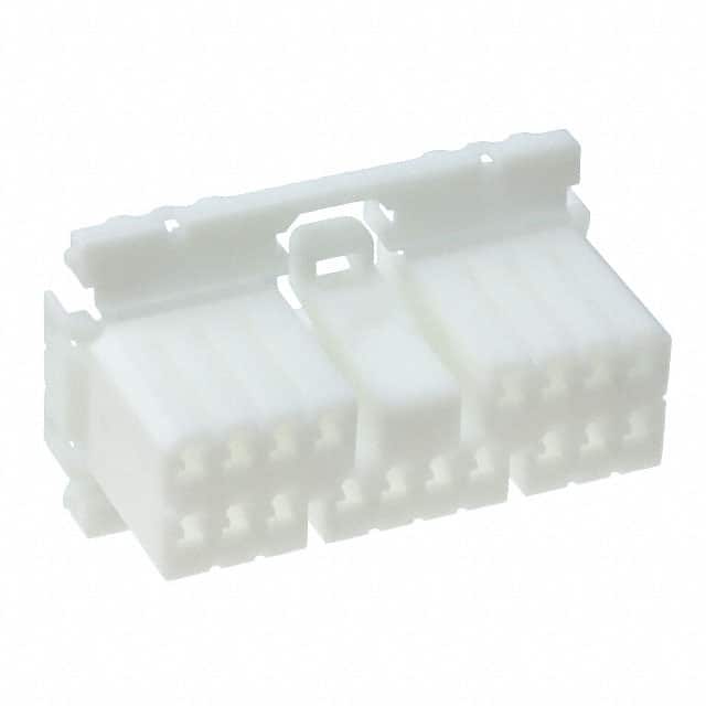 173853-1 CONN PLUG HSNG 18POS DUAL WHITE