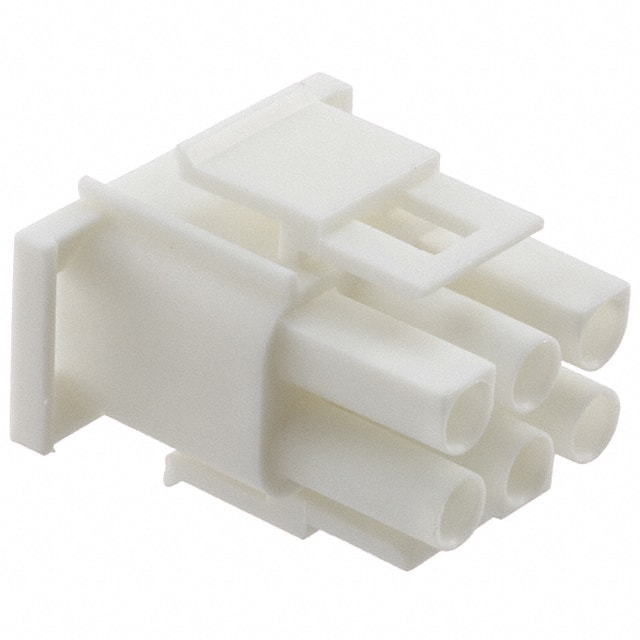 350715-4 CONN PLUG HSG 6POS