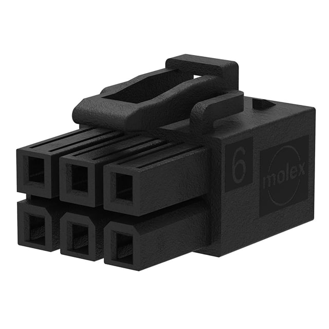 2125141006 CONN RCPT HSG 6POS 4.20MM