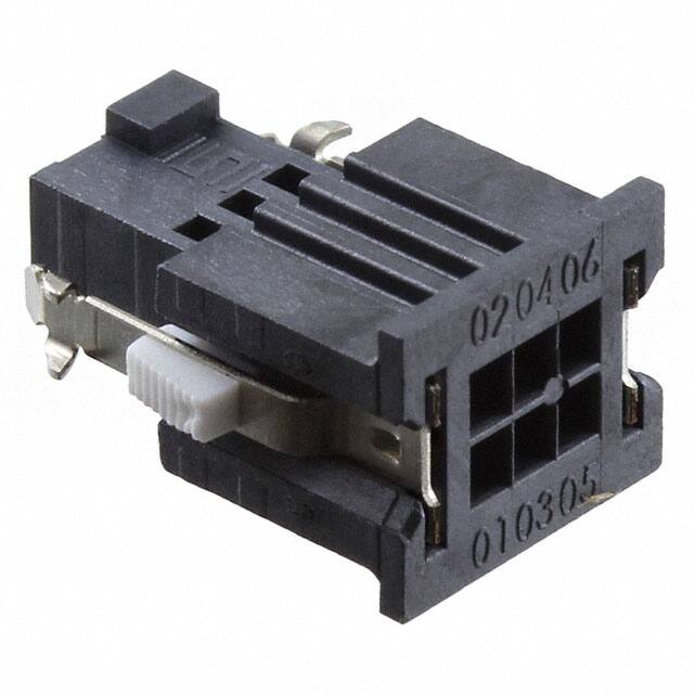 ISDF-03-D-M CONN INSULATOR HSG 6POS 1.27MM
