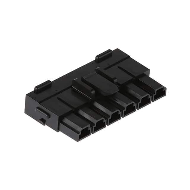 0428160612 CONN RCPT HSG 6POS 10.00MM