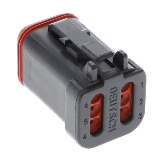 DT06-6S-EP06 CONN PLUG HSG 6POS