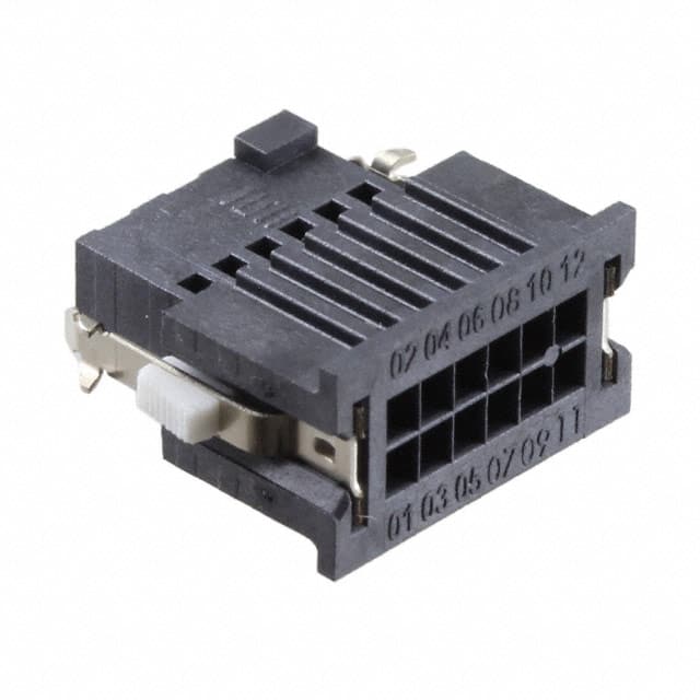 ISDF-06-D-M CONN INSULATOR HSG 12POS 1.27MM