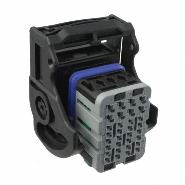 0643193218 CONN RCPT HSG 32POS GRAY