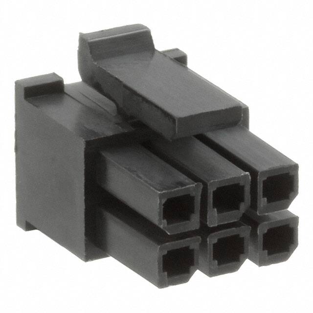 G881H0622CEU CONN RCPT HSG 6POS 3.00MM