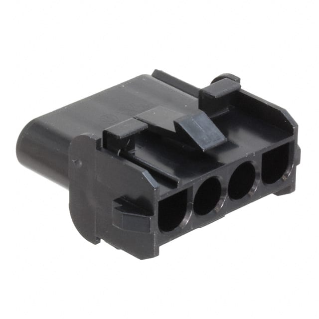 794707-1 CONN RCPT HSG 4POS BLACK
