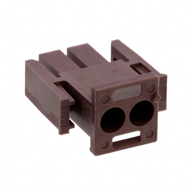 1-350777-1 CONN PLUG HSG 2POS BROWN