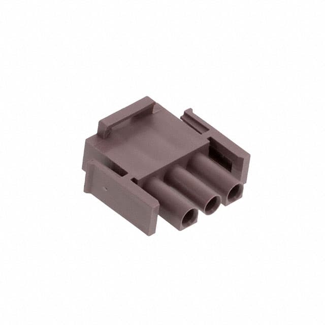 1-350766-1 CONN PLUG HSG 3POS BROWN