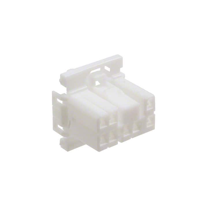 173850-1 CONN PLUG HSG 8POS DL WHITE