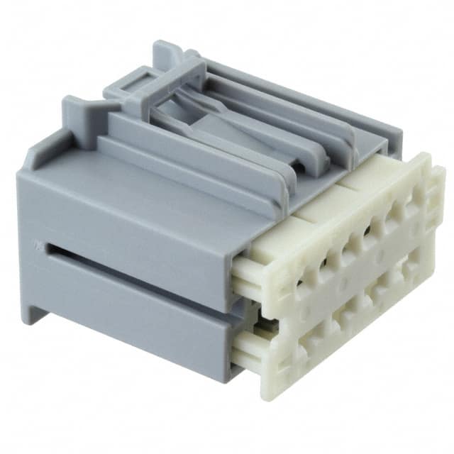 0313721100 CONN RCPT HSG 10POS HYB GRAY