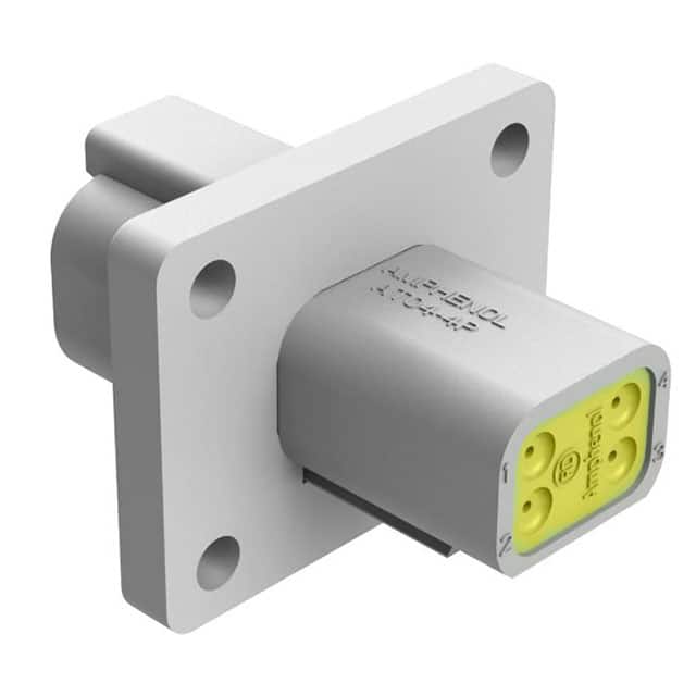 AT04-4P-CL03 CONN RCPT HSG 4POS FLANGE MNT