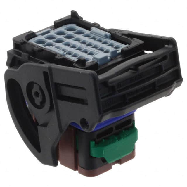 0643191219 CONN RCPT HSG 32POS 4ROW BRN