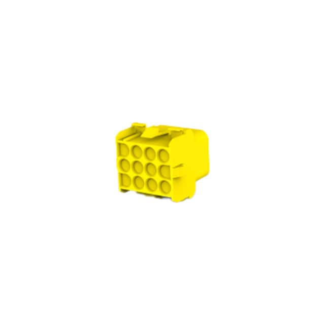 1-480709-4 CONN RCPT HSG 12POS YELLOW