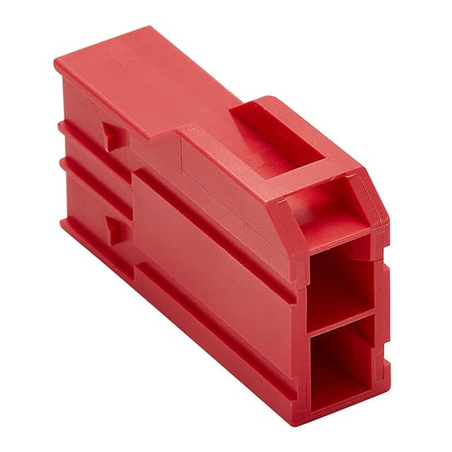 2034382209 CONN PLUG HSG 2POS RED