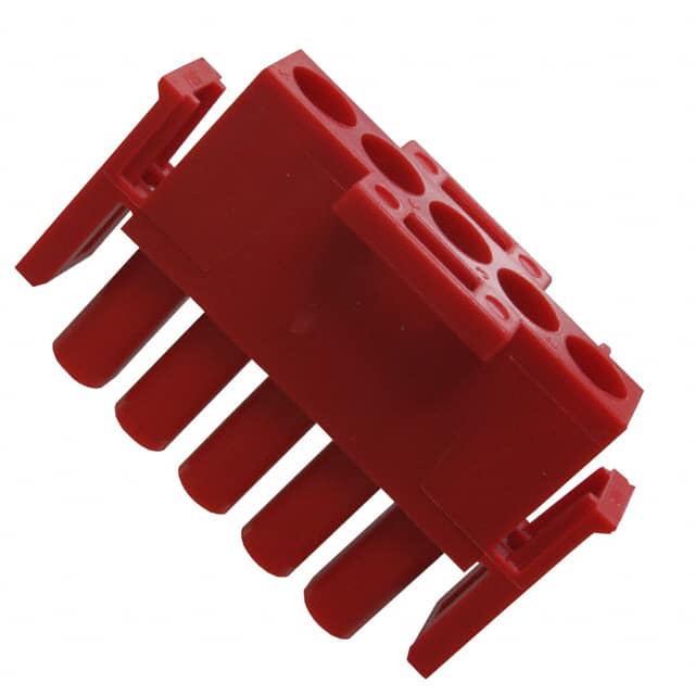 480763-2 CONN PLUG HSG 5POS RED