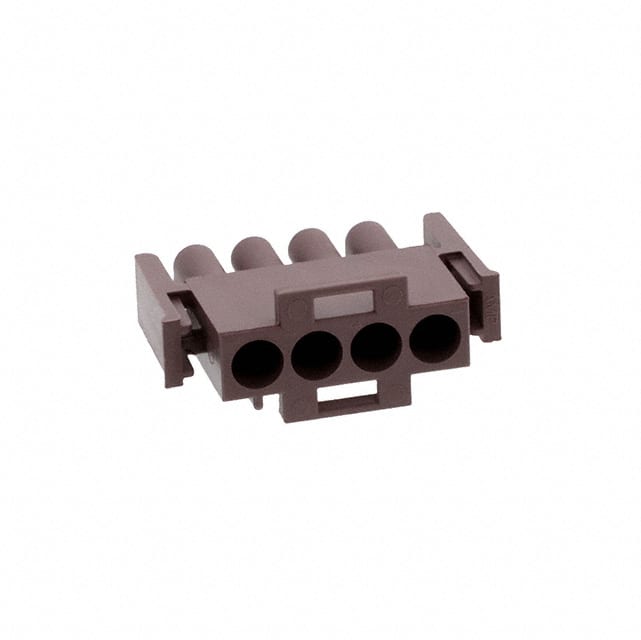 1-350779-1 CONN PLUG HSG 4POS BROWN