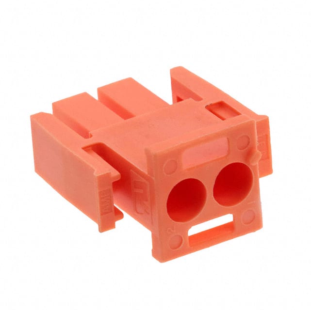 1-350777-3 CONN PLUG HSG 2POS ORANGE
