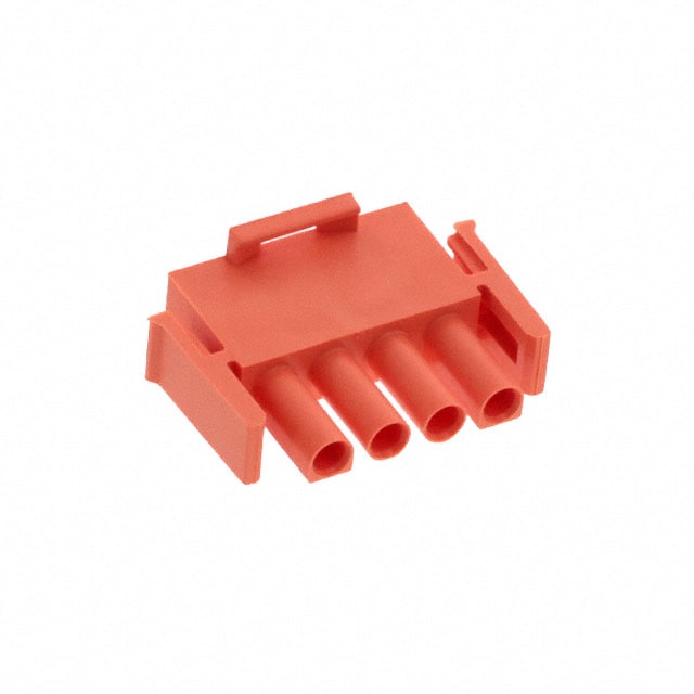 1-350779-3 CONN PLUG HSG 4POS ORANGE