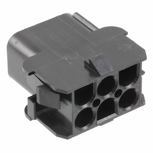 794536-1 CONN RCPT HSG 6POS 150C BLK