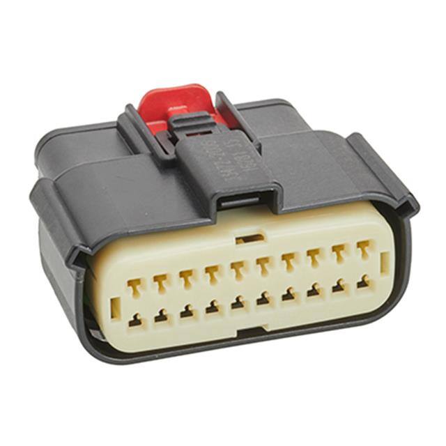 1600740001 CONN RCPT HSG 20POS BLK